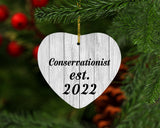 Conservationist Established Est. 2022 - Heart Ornament F