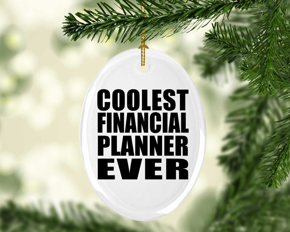 Coolest Financial Planner Ever - Oval Ornament