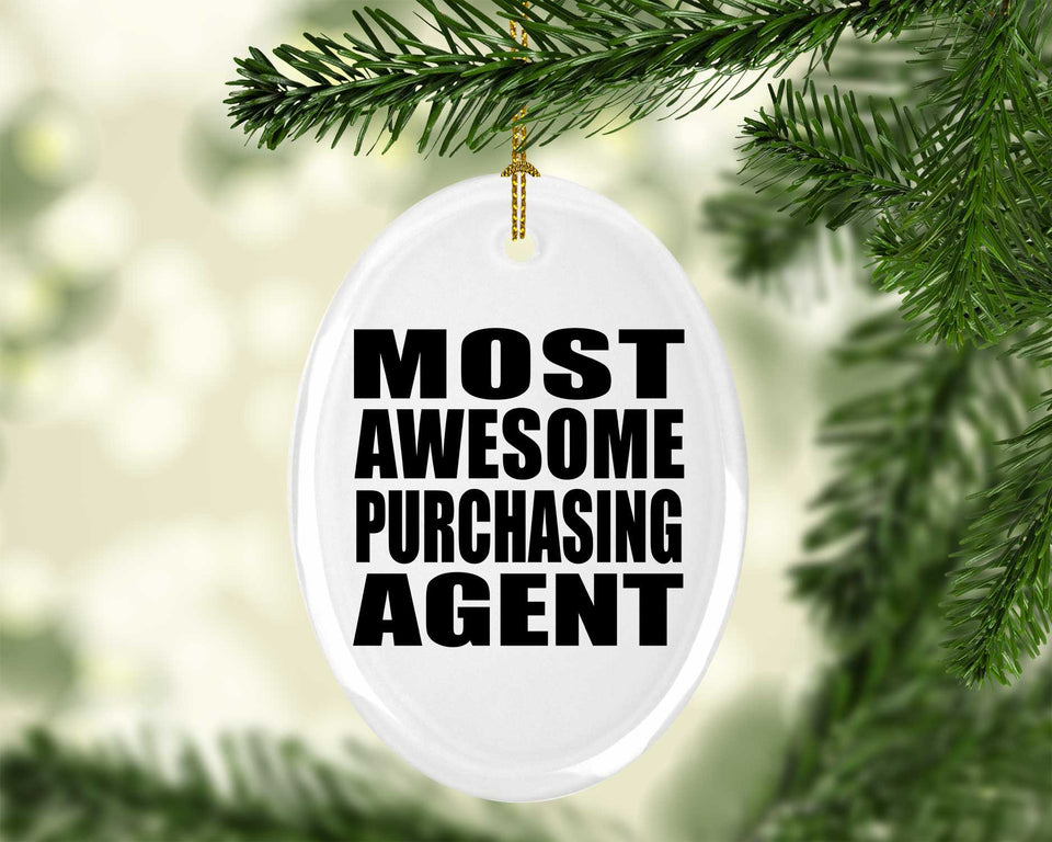 Most Awesome Purchasing Agent - Oval Ornament