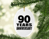 90th Anniversary 90 Years - Oval Ornament