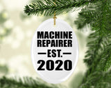 Machine Repairer Established EST. 2020 - Oval Ornament