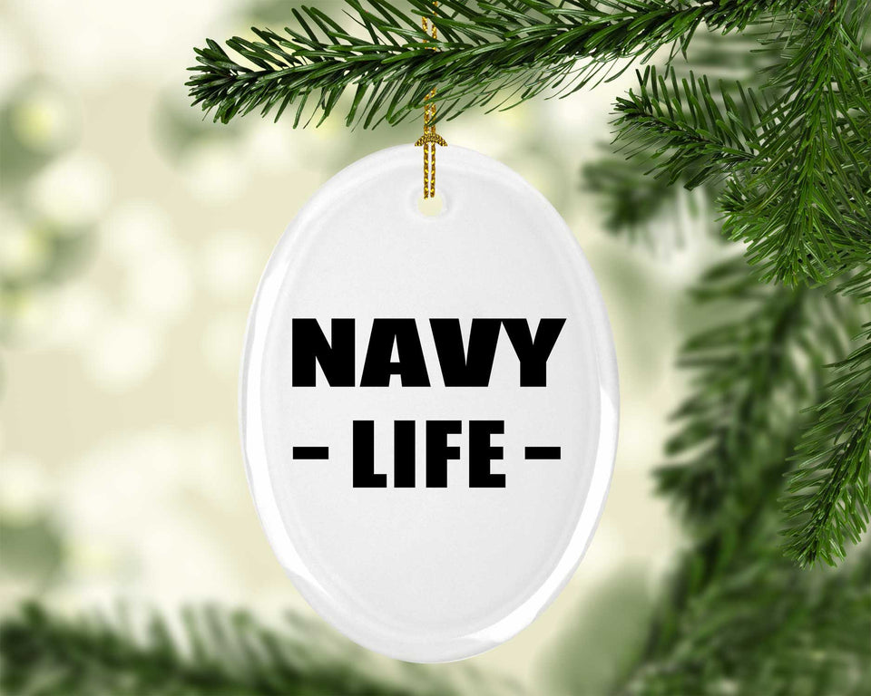 Navy Life - Oval Ornament