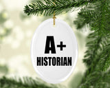 A+ Historian - Oval Ornament