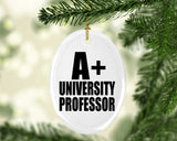 A+ University Professor - Oval Ornament