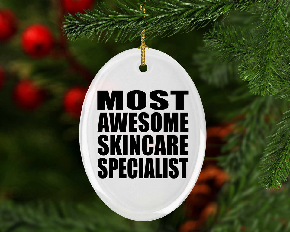 Most Awesome Skincare Specialist - Oval Ornament