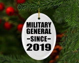 Military General Since 2019 - Oval Ornament