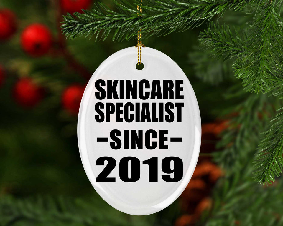 Skincare Specialist Since 2019 - Oval Ornament