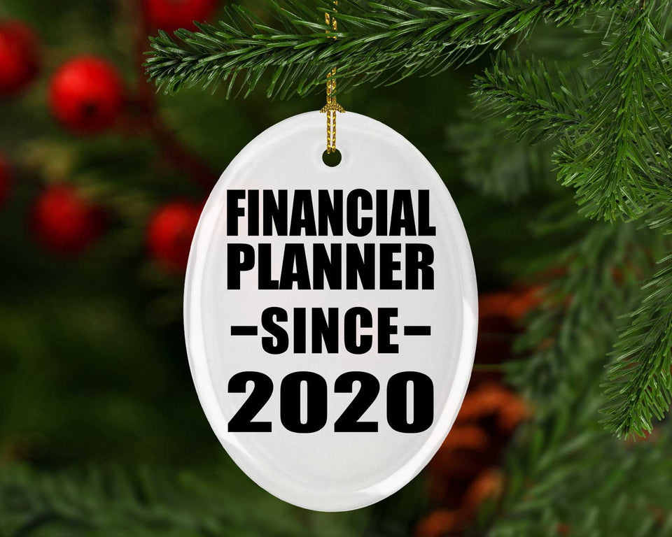 Financial Planner Since 2020 - Oval Ornament