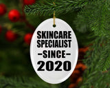 Skincare Specialist Since 2020 - Oval Ornament
