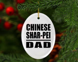 Chinese Shar-Pei Dad - Oval Ornament