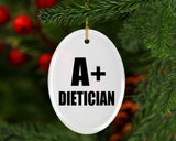 A+ Dietician - Oval Ornament