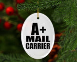 A+ Mail Carrier - Oval Ornament