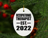 Occupational Therapist Established EST. 2022 - Oval Ornament