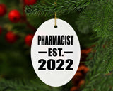 Pharmacist Established EST. 2022 - Oval Ornament