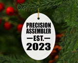 Precision Assembler Established EST. 2023 - Oval Ornament