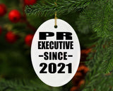 PR Executive Since 2021 - Oval Ornament