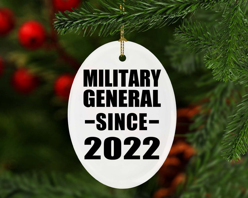 Military General Since 2022 - Oval Ornament