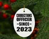 Corrections Officer Since 2023 - Oval Ornament
