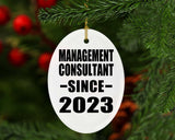 Management Consultant Since 2023 - Oval Ornament