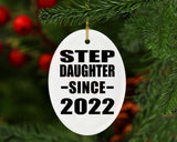 Step Daughter Since 2022 - Oval Ornament