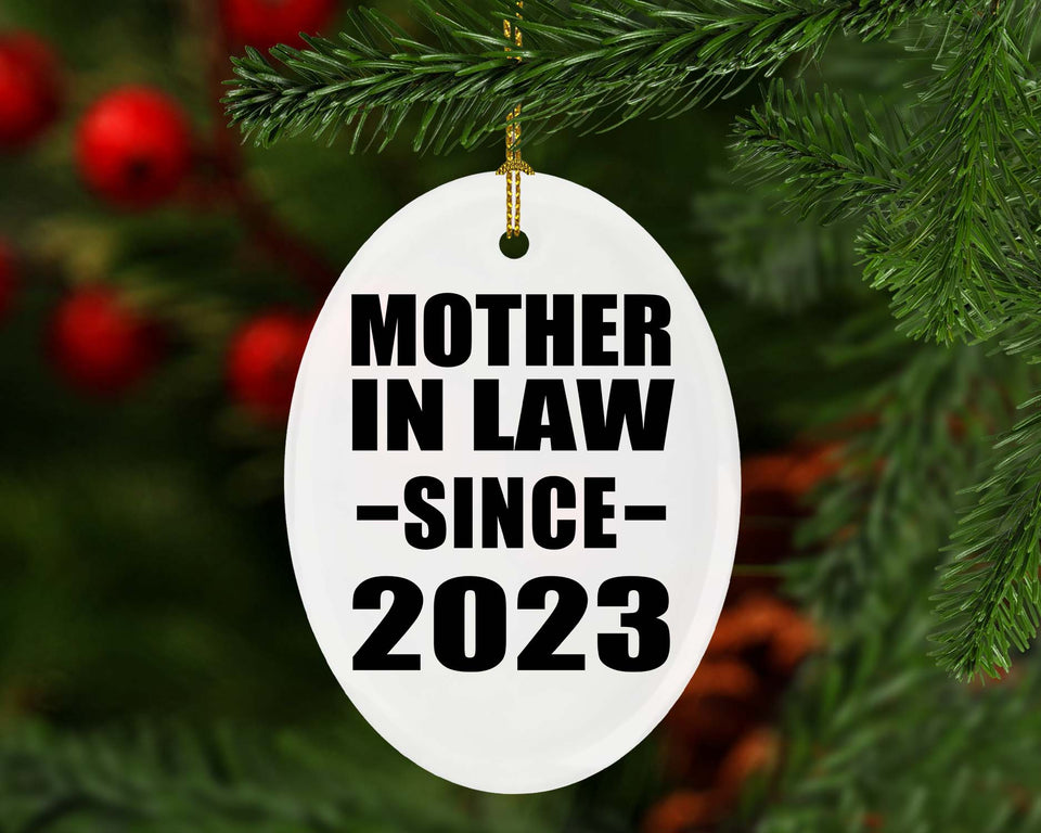 Mother In Law Since 2023 - Oval Ornament