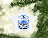 Grandpa Is Like An Angel Takes You Under His Wings - Star Ornament
