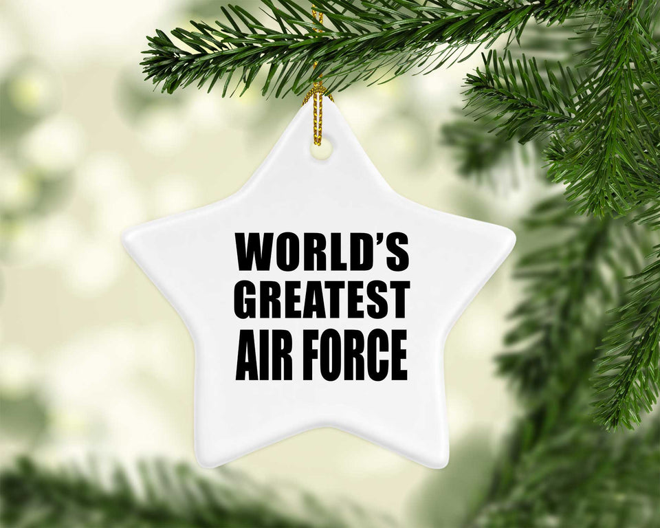 World's Greatest Air Force - Star Ornament