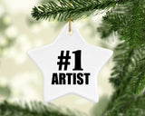 Number One #1 Artist - Star Ornament