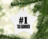 Number One #1 Tax Examiner - Star Ornament