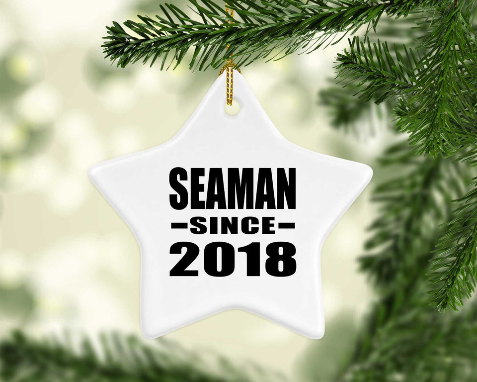 Seaman Since 2018 - Star Ornament
