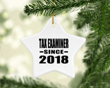 Tax Examiner Since 2018 - Star Ornament