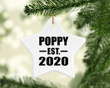 Poppy Established EST. 2020 - Star Ornament