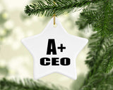 A+ CEO - Star Ornament