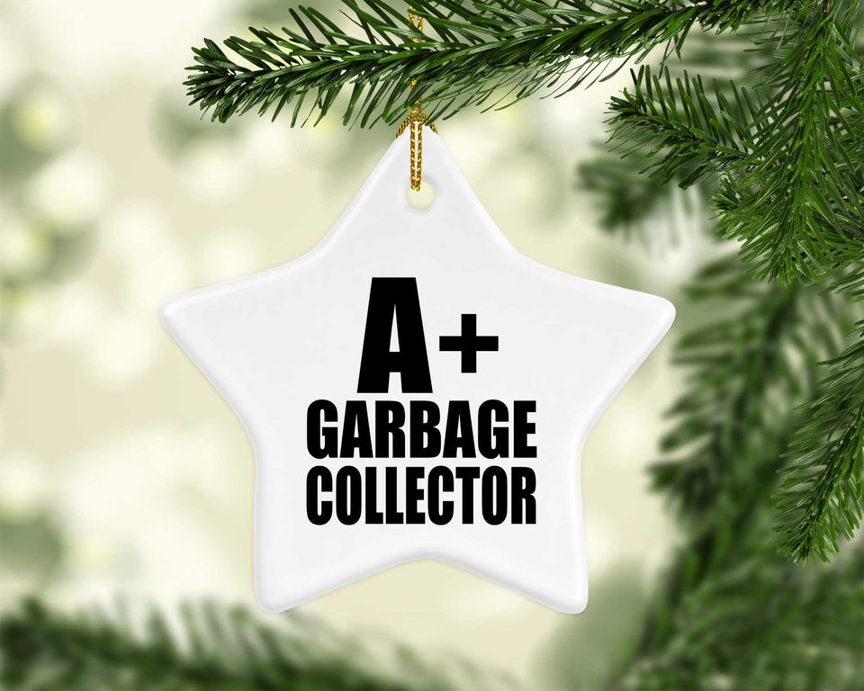 A+ Garbage Collector - Star Ornament