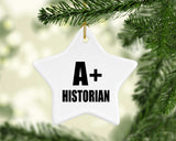 A+ Historian - Star Ornament