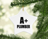A+ Plumber - Star Ornament