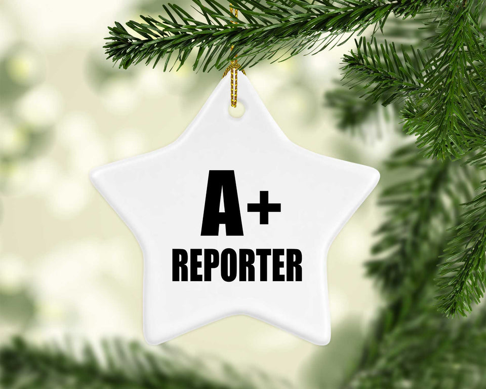 A+ Reporter - Star Ornament