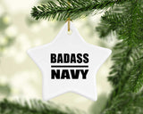 Badass Navy - Star Ornament