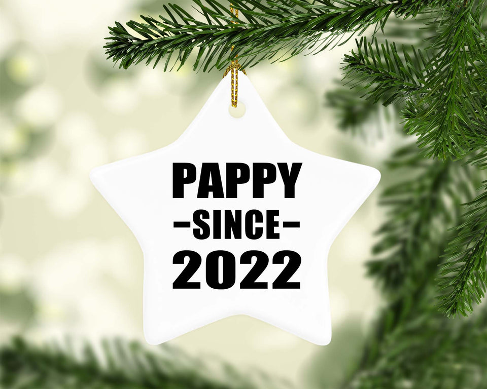 Pappy Since 2022 - Star Ornament