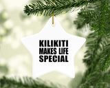 Kilikiti Makes Life Special - Star Ornament