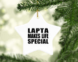 Lapta Makes Life Special - Star Ornament