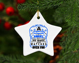 Grandpa Is Like An Angel Takes You Under His Wings - Star Ornament