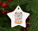 How Much Love Could Hold Until Called Me Dad - Star Ornament