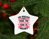 The Smallest Hands Make The Biggest Mark On Mom's Heart - Star Ornament