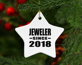 Jeweler Since 2018 - Star Ornament