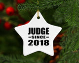 Judge Since 2018 - Star Ornament