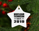 Nuclear Technician Established EST. 2019 - Star Ornament