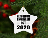Petroleum Engineer Established EST. 2020 - Star Ornament