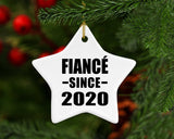 Fiance Since 2020 - Star Ornament