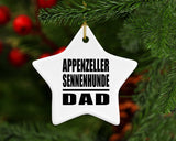Appenzeller Sennenhunde Dad - Star Ornament